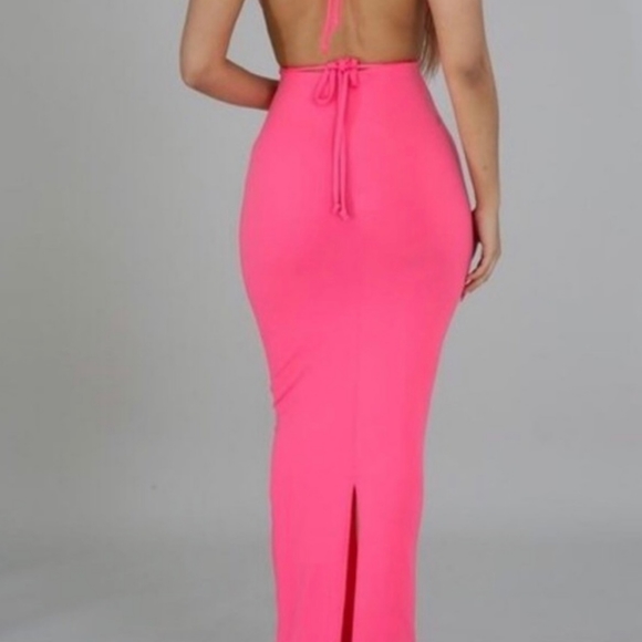 Giti pink maxi dress - Picture 2 of 2